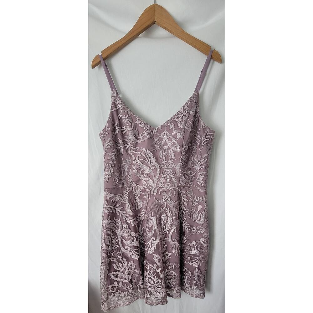 Speechless Dress Women's size 15 purple lace short dress